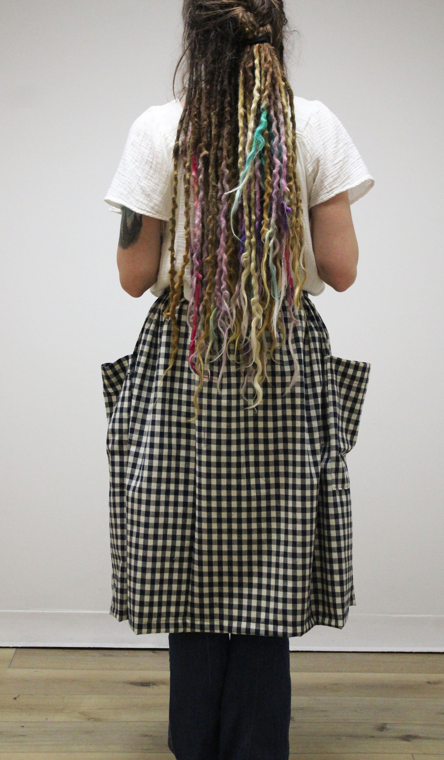 Dirndl Homespun Skirt - Back View