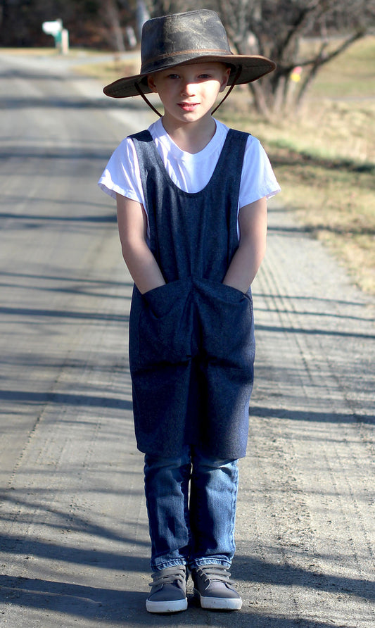 Boys No Tie Apron by The Vermont Apron Company - Front View