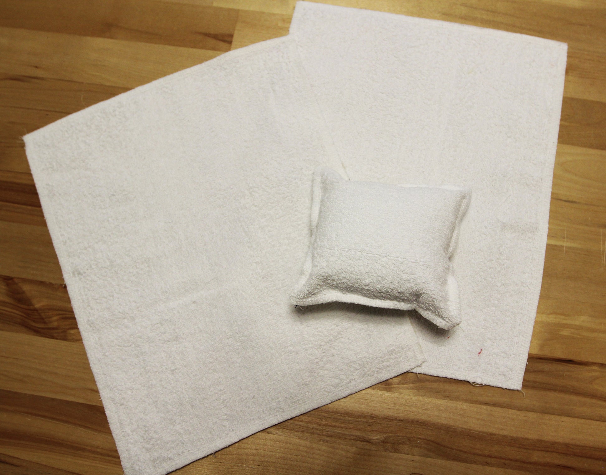 Kitchen Towel Set  back terrycloth view