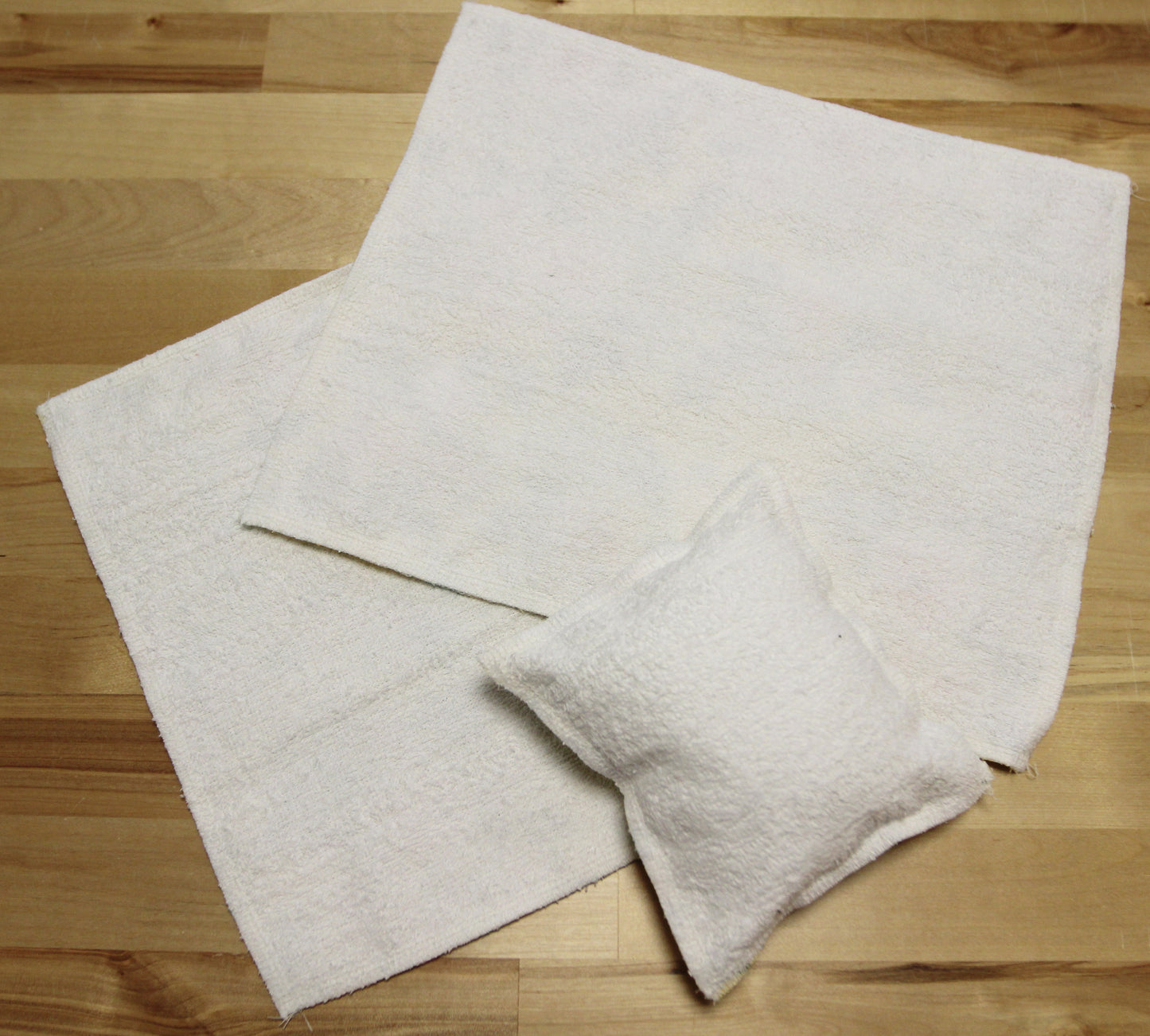 Kitchen Towel and Sponge Set = Yellow Floral  Terry sides showing