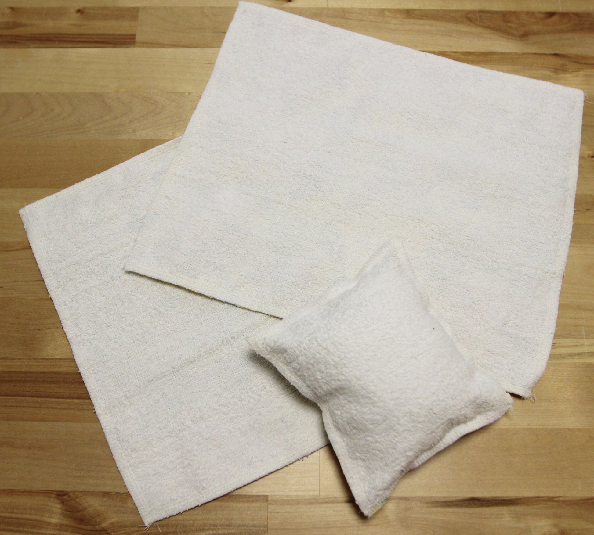 Kitchen Towel and Sponge Set = Yellow Floral  Terry sides showing