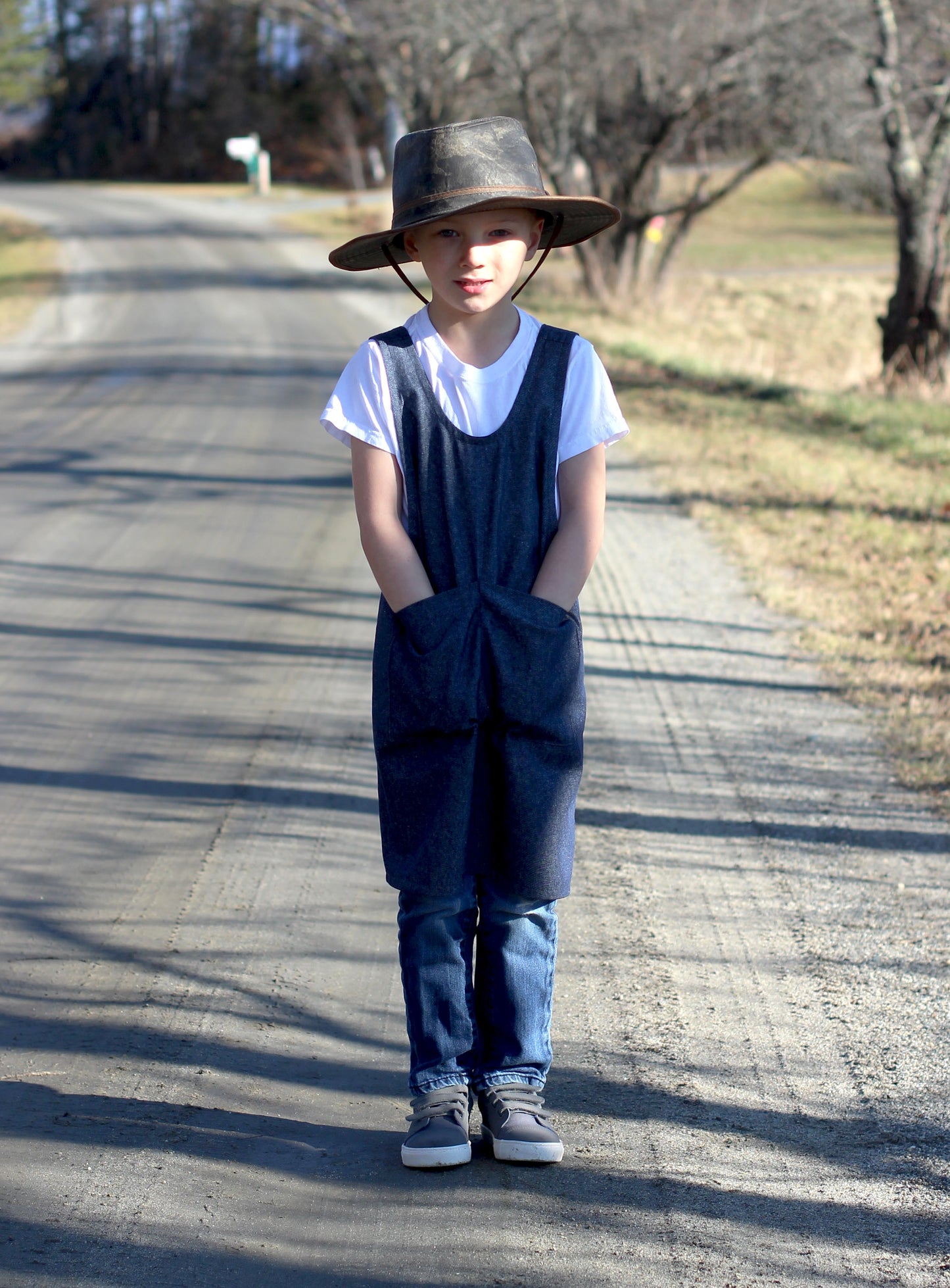 Boys No Tie Apron by The Vermont Apron Company - Another Front View