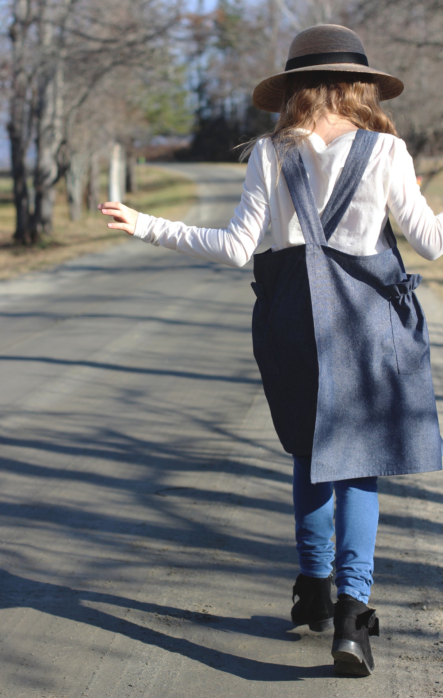 No Tie Apron for Children - Back View