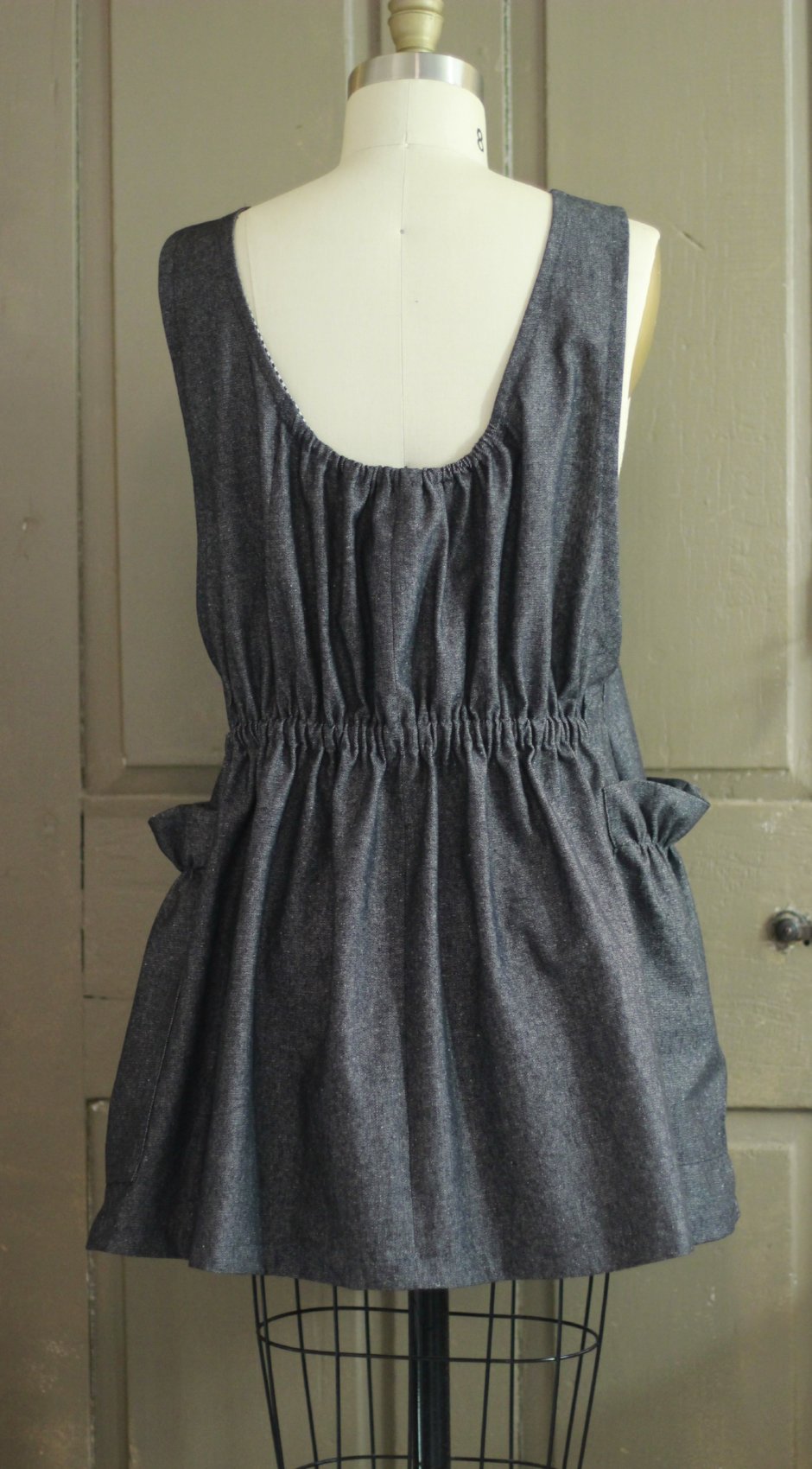 XS-5X Smock #3 in Denim